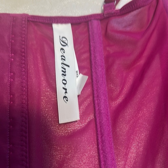 Purple Lace Bra with Contoured Support and Adjustable Straps - Picture 6 of 9